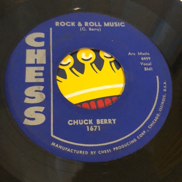 Chuck Berry Rock & Roll Music Vinyl 45 Record '57 - Picture 3 of 6